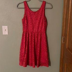Red Lace Dress
